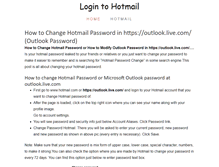 Tablet Screenshot of logintohotmail.com